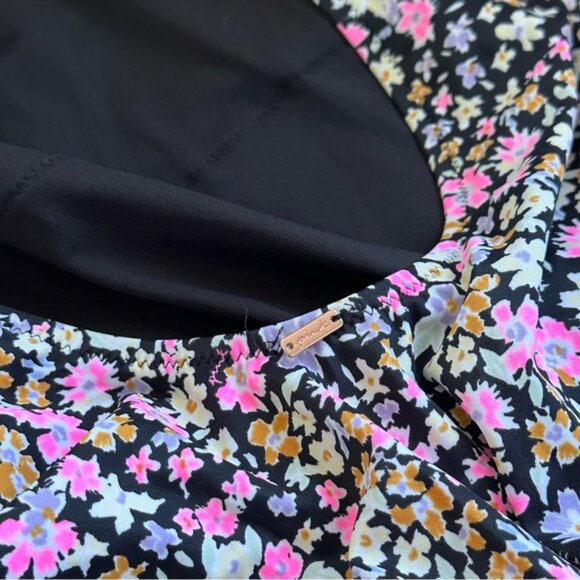 Victoria's Secret PINK | Floral V Neck Open Back Swimsuit | Size Extra Large - Picture 4 of 7